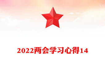 两会学习心得14