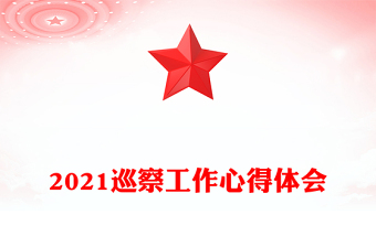 2021巡察工作心得体会