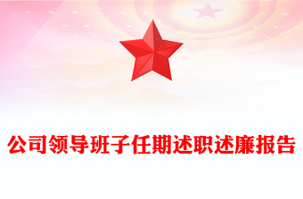 公司领导班子任期述职述廉报告