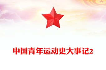 中国青年运动史大事记2