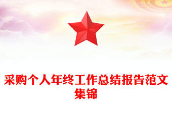 采购个人年终工作总结报告范文集锦