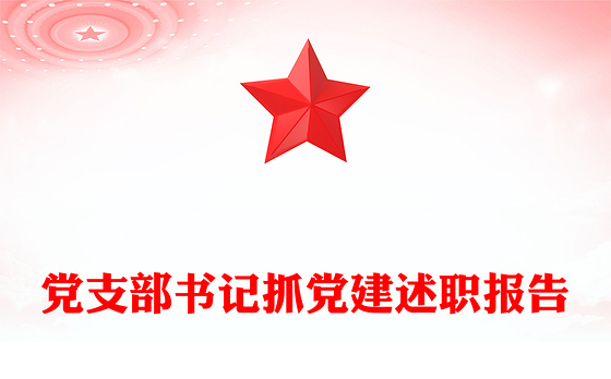 党支部书记抓党建述职报告