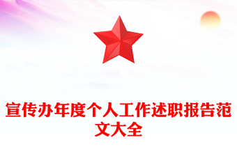 宣传办年度个人工作述职报告范文大全