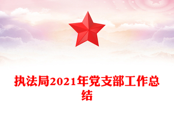执法局2021年党支部工作总结