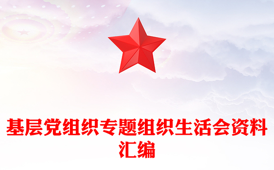 2023组织生活会前的总结