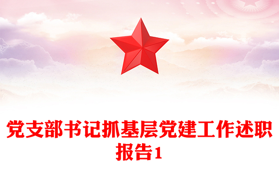 党支部书记抓基层党建工作述职报告1