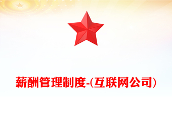 薪酬管理制度-(互联网公司)