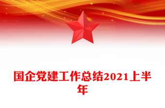 国企党建工作总结2021上半年