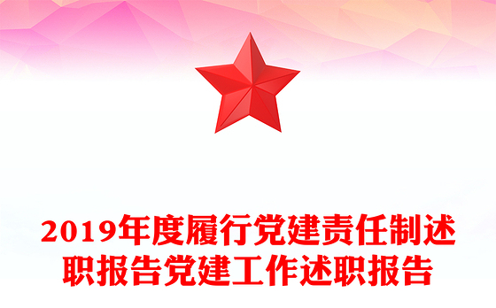 2019年度履行党建责任制述职报告党建工作述职报告