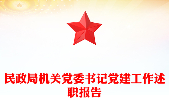 民政局机关党委书记党建工作述职报告