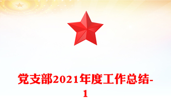 党支部2021年度工作总结-1