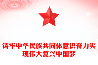铸牢中华民族共同体意识奋力实现伟大复兴中国梦