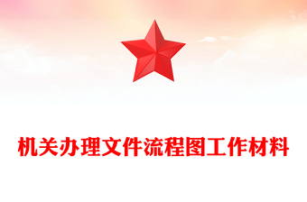 机关办理文件流程图工作材料