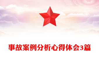 事故案例分析心得体会3篇