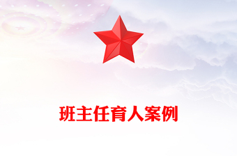 班主任育人案例