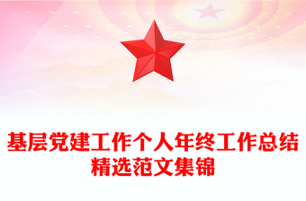 基层党建工作个人年终工作总结精选范文集锦