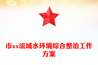 市xx流域水环境综合整治工作方案