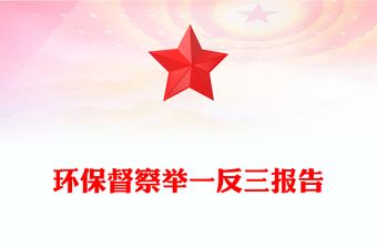 环保督察举一反三报告