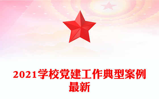 2021学校党建工作典型案例最新