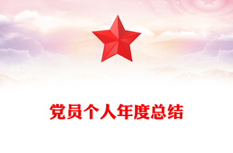 党员个人年度总结