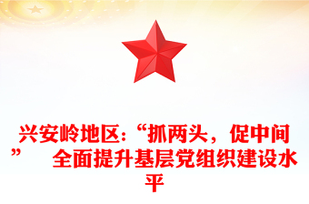 兴安岭地区:“抓两头，促中间” 全面提升基层党组织建设水平