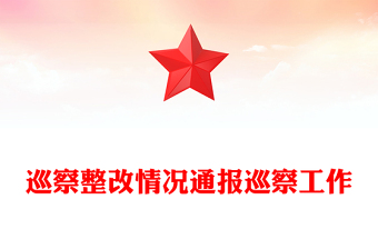 巡察整改情况通报巡察工作