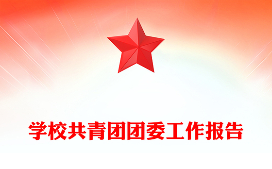 学校共青团团委工作报告