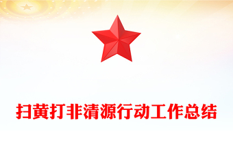 扫黄打非清源行动工作总结