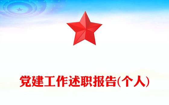 党建工作述职报告(个人)