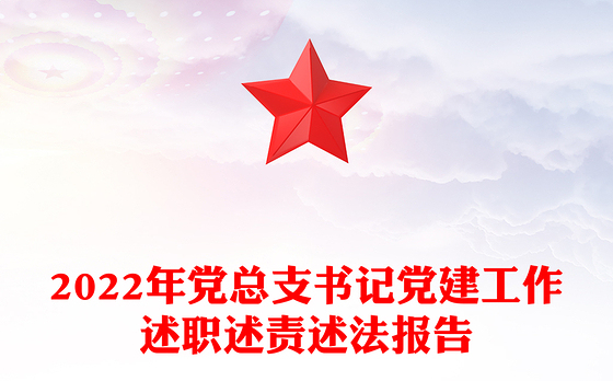 2022年党总支书记党建工作述职述责述法报告