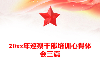 20xx年巡察干部培训心得体会三篇