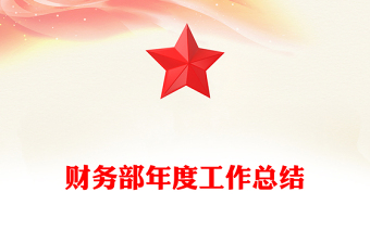 财务部年度工作总结