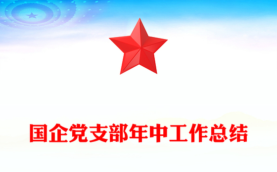 国企党支部年中工作总结