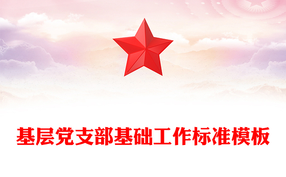 基层党支部基础工作标准模板