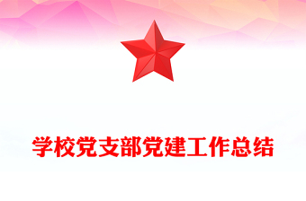 学校党支部党建工作总结