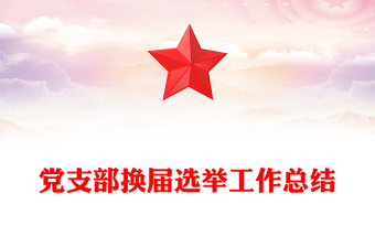 党支部换届选举工作总结