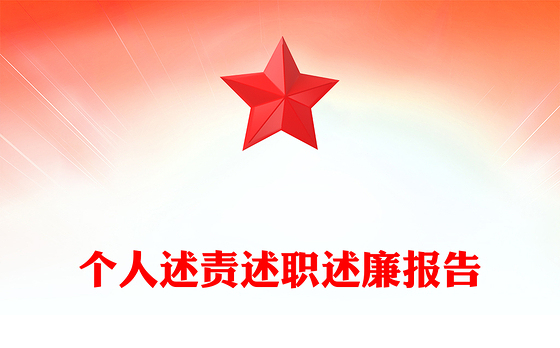 个人述责述职述廉报告
