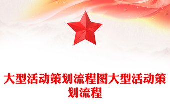 大型活动策划流程图大型活动策划流程