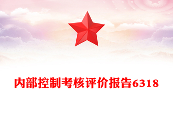 内部控制考核评价报告6318