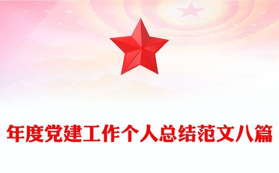 年度党建工作个人总结范文八篇