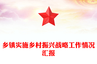 乡镇实施乡村振兴战略工作情况汇报