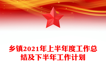 乡镇2021年上半年度工作总结及下半年工作计划