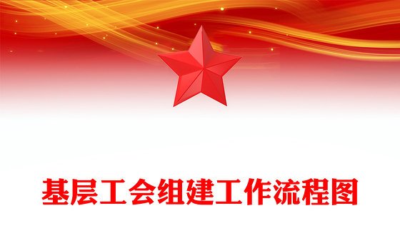 基层工会组建工作流程图