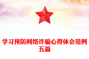 学习预防网络诈骗心得体会范例五篇