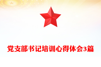 党支部书记培训心得体会3篇