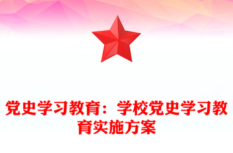党史学习教育学习