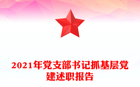 2021年党支部书记抓基层党建述职报告