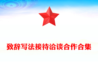 致辞写法接待洽谈合作合集