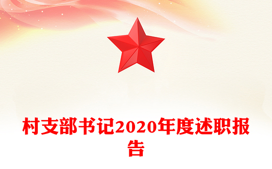 村支部书记2020年度述职报告