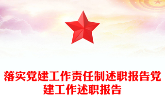 落实党建工作责任制述职报告党建工作述职报告